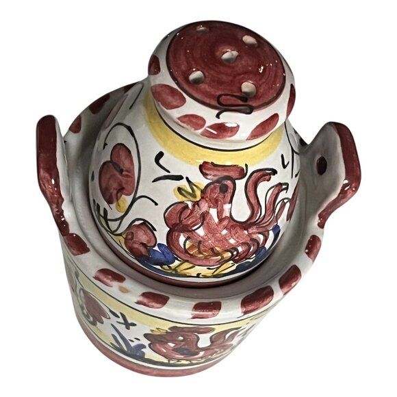 VTG Hand-Painted Ceramic Mustard Pot with Rooster Design – Made in Germany - Picture 4 of 8